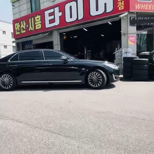 제네시스EQ900 19인치 블랙크롬 휠튜닝#제네시스eq900 #스퍼터링크롬휠#크롬휠#EQ900튜닝