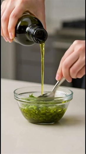 Keep herbs fresh for months by freezing them in ice cube trays with oil #Shorts