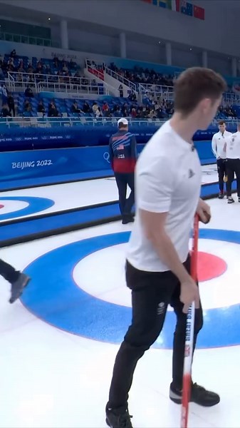 Bruce Mouat's Epic Two-in-One Curling Shot