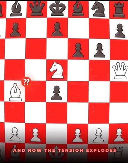 🔥 Brilliant Tennison Gambit Queen Sacrifice | Checkmate in 6 Moves! ♟️💥 #chess