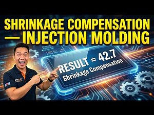 Shrinkage Compensation — Injection Molding Calculator — How to Use It | Engineering Tool