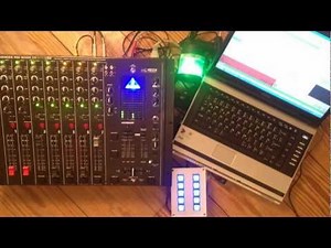 Behringer Mischpult DX2000 mit Multicolorampel, Automute, Rotlichtsteuerung, Talktimer, Calldetektor