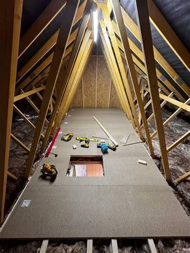 Loft boarding a new build property