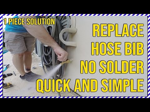Replace broken Hose Bib with Shark Bite type No Solder