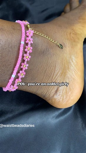 Custom Beaded Anklets from Abuja
