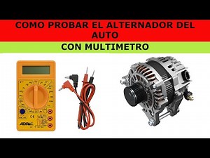 HOW TO TEST AN ALTERNATOR
