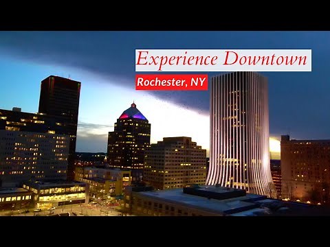 Rochester NY | Aerial Drone Footage | 4k | Experience Downtown Rochester