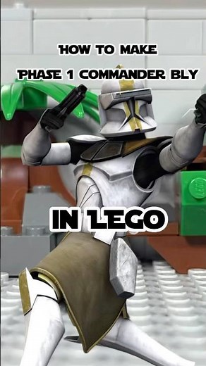 How to make phase 1 commander bly in LEGO #starwars #lego #clonetrooper #legostarwars #tutorial