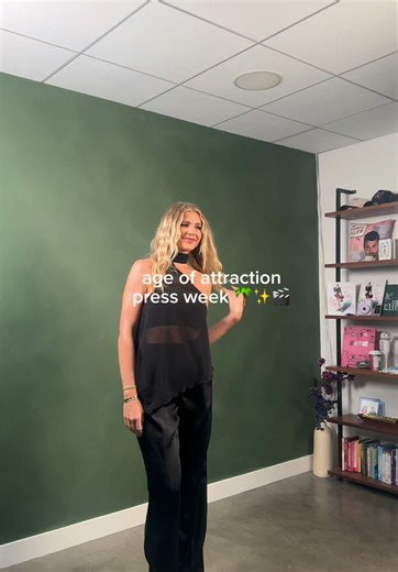 press week!!! ❤️‍🔥 #ageofattraction | press