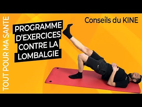 Lombalgie : 8 exercices Kiné