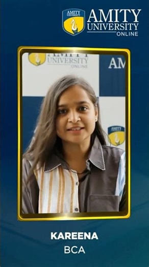 Student's Testimonial Online BCA | Amity Online