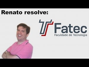 FATEC 2018 2 MATEMÁTICA Questão 30
