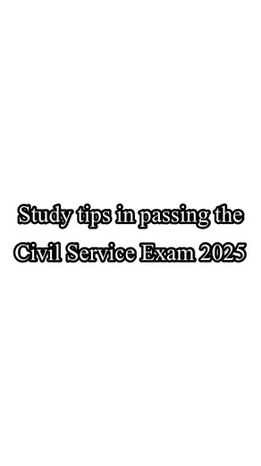 Study Tips for Civil Service Exam Success in 2025