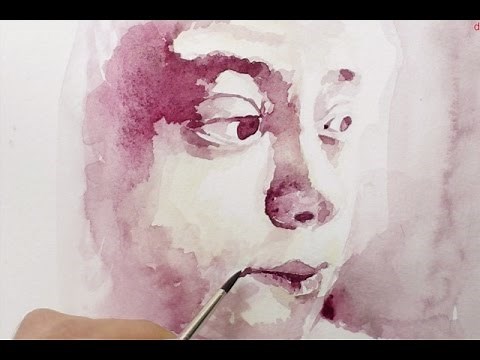 Cours d'aquarelle - peindre un portrait