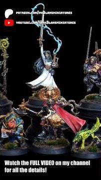 Contrast Speed Painting Warhammer Quest Darkwater Heroes #shorts #warhammer #ageofsigmar