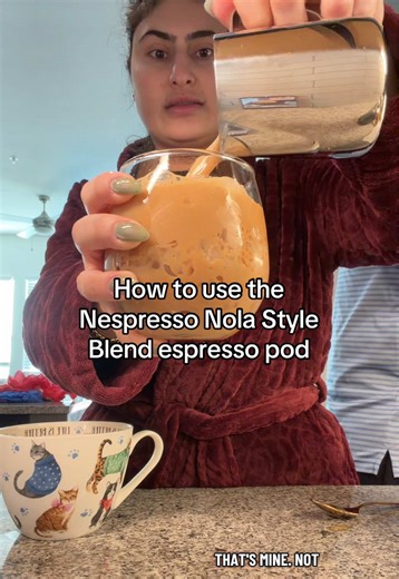 How to use the Nespresso Nola Style Blend espresso pod! @Nespresso @Nespresso USA @Blue Bottle Coffee #nespressorecipe #nespressonolapod #nespressocoffee #nespressopods #nespressomachine