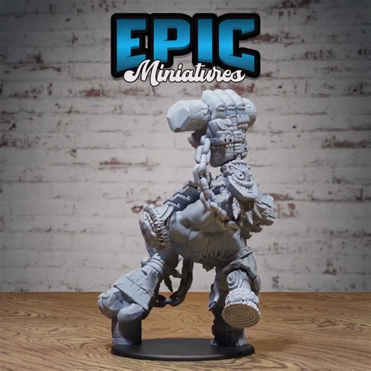 Platform Golem Smash #dnd #miniature #epic-miniatures #3dprinting #3d #sTL #rpg #dndminis #tabletop