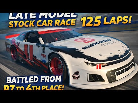 The Battle: 125-Lap Late Model Stock Car Race | P7 to P4 Finish – iRacing