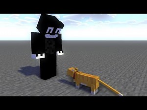 Cartoon cat meets cat | Minecraft animation