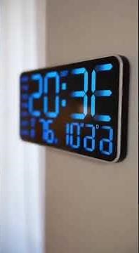 📢📢50% DE DESCUENTO!! ⏰Reloj de pared digital LED decorativo multifuncional.