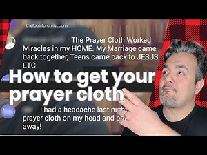 Prayer Cloth Instructions & Prayer