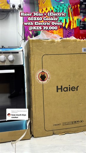 Haier 3Gas 1Electric 60X60 Cooker with Oven Review