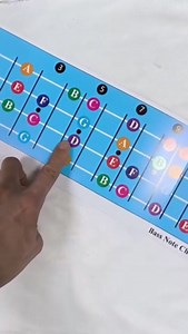 Amazon.com: 4 String Bass Guitar Fretboard Note Chart Color Coded Scales for Beginner to Advanced Easy Read Learning Aid : Musical Instruments