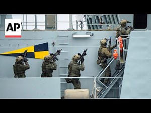 Denmark leads military exercise in seas off Greenland's coast