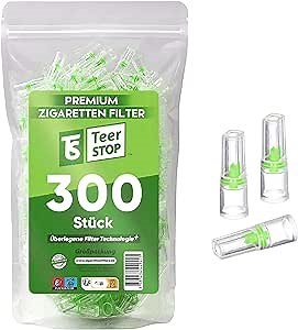Cigarette Filters That Remove Tar and Chemical 300 Cigarette Filters Cigarette Holder Cigarette Filter Regular 8mm, Reusable Filter Tips,Tar Blockers, Smart Filters for Cigarettes Tips