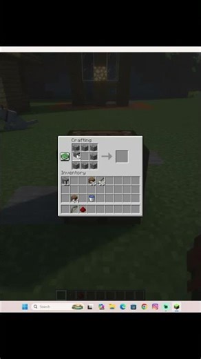 How to make dispenser In minecraft #minecraft #shorts