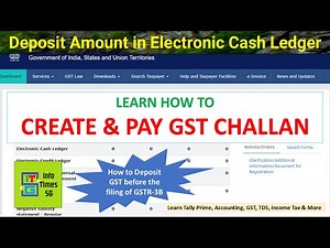How to Deposit GST Challan | Create GST Challan | How to Pay GST | Make GST Challan Payment Online
