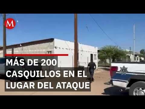 Dos encapuchados disparan contra subcomandante en Mexicali; hallan más de 200 casquillos