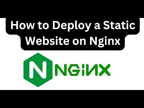 How to Deploy a Static Website on Nginx || Install Nginx || Configure domain name on Nginx