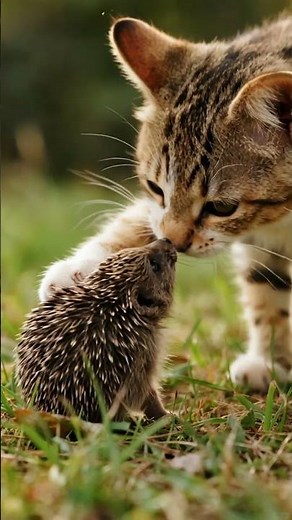 Shocking! 😱😱 Black Cat vs Opossum with 5 Babies | 4K Realistic Animal Encounter やばすぎ！猫とポッサムの対決