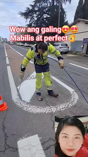 119K views · 285 reactions | Wow ang galing朗 Mabilis at perfect ang gawa  #trendingreels #tips #painting #roadpainting #pintor | Susan Alcancia | Facebook
