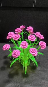 Rose flower 2 layered diy plastic bottle craft best out of waste reuse reduce recycle #recycling #diy #diycrafts | Plastic Bottle and Paper Artwork.best for Display