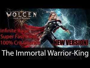 Wolcen - The Immortal Warrior-King Build | VERSION 3 (Sustainably OP)