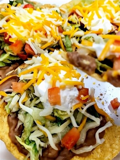 Taco Bell Tostada Ingredients: 1 package of tostada shells The full recipe is in the FIRST (C.O.M.M.E.N.T) 👇 | Khawar Malik