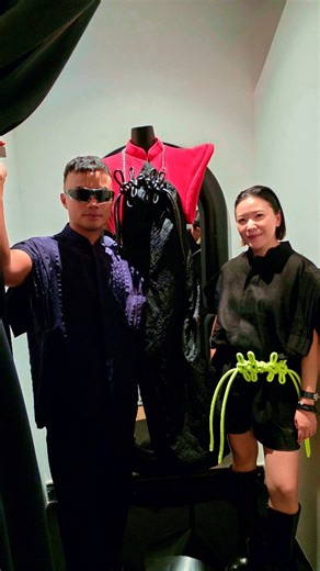 MCD Creative on Instagram: "@ajaneofficial ignites the Lunar New Year with Sonic No Bound (鸣响无界) Tradition recharged: fluid layers, oversized knots, and a red crescendo that breaks all limits. Step into resonance at their stunning new showroom in the heart of Kuala Lumpur. 📹 @surya.ammari #AJane #SonicNoBound"