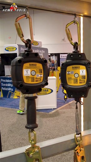 1.5K views | DEWALT Self Retracting Lifelines are offered in a variety of configurations and include different features such as Class 1 and Class 2 options, ergonomic handles, wire brushes to clean cables and extra padding to extend the life of the SRL. Adam shows off the new line at World of Concrete 2024. https://www.acmetools.com/all/?q=DEWALT+SELF+RETRACTING+LIFELINE | Acme Tools | Facebook