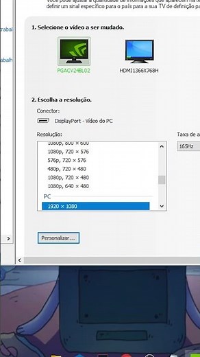 Resolução Personalizada Painel Nvidia! #shorts #shortvideo #tech #dicas #setup #gaming #jogos