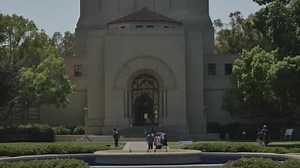 Palo Alto, California. August 15, 2015. Open day at the Stanford University campus. Students eligible candidates and their parents are visiting the buildings.