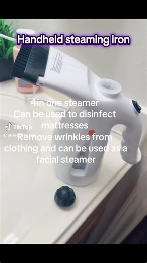 Squeaks & Squiggles| Home Store Guyana🇬🇾 on Instagram: "✨ 4-in-1 Portable Steaming Iron ✨ Say goodbye to wrinkles the easy way! This 4-in-1 steaming iron is perfect for clothes, curtains, sofas, car seats, plush toys & more 💨👕 ✔️ Removes wrinkles ✔️ Refreshes & disinfects fabrics ✔️ Safe for silk, linen, wool & cotton ✔️ Compact & easy to use 🔥 ON SALE for only $6,200 📦 Wholesale: $6,000 🚚 Delivery available across Guyana 📞 Call or WhatsApp: 641-7265 to order now! #SteamingIron #Portable
