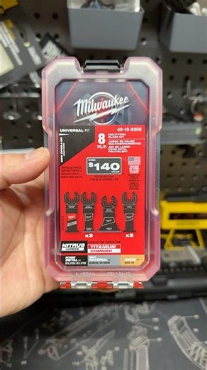 Milwaukee 8 PC./P. Multi-Tool Blade Kit 49-10-9208 😱 #milwaukeetools