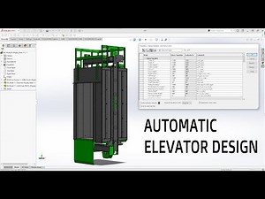 SolidWorks ai _ Automatic elevator design Part 1 #design