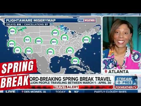 Spring Break travel hits record highs as airports across the U.S. see millions daily