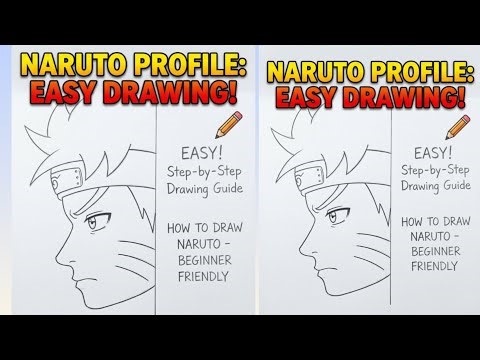 How to Draw Naruto Face Easy (Full Video) | Anime Drawing Guide