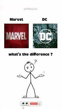Marvel vs DC vs MCU: Do You Know the Difference? #difference #english #learn