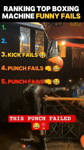 Ranking Top Boxing Machine Funny Fails 😂🥊 | #Shorts
