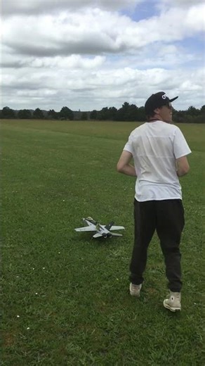 Rock and roll with rc jet takeoff #shorts #takeoff #rcjet #aerdrome